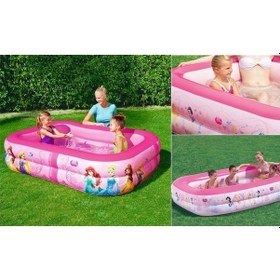 Resim Bestway Havuz Disney Prenses Dikdörtgen 201x151 Kzl-bw91056 1780 Pembe 