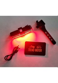 Resim Polis Çakar Kırmızı Mavi Usb Şarjlı - Bisiklet 