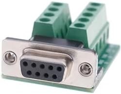 Resim Alkatronik Db9 To Dip Adaptör Dişi 9 Pin Rs232 Port Klemens Çevirici Uyumlu 