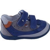 Resim Angelokids Perlina 01105 Deri Ortopedik Destekli Ilk Adım Ayakkabısı 19-21 (416909109) Saks 