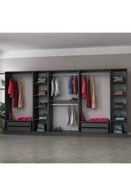 Resim Minar Kale 210cm 8 Bolme 4 Cek Gıyınme Dlp Antr 