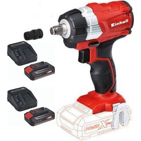 Resim Einhell TE-CW 18 LI BL Akülü Somun Sıkma Sökme Makinesi + 2.5 Ah Akü 2 Adet 