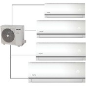 Resim Airfel Duvar Tipi Multi Klima 42000 Btu Dış Ünite 4 Iç Ünite 9+12+12+18 5lmx125n 