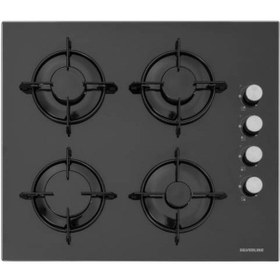 Resim Silverline BO6502B02-CS5335B01-3457 Soho Cam Ankastre Set Siyah 