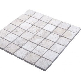 Resim Rustik Light Traverten Mozaik - Outlet - (5x5) 