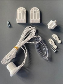 Resim Zebra Stor Perde Dar Kasa Mekanizma Takımı Beyaz 