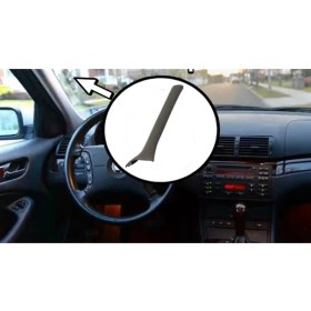 Resim Bmw E46 Uyumlu Sedan Ön Direk Kaplaması (Sol-Siyah) 