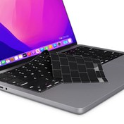 Resim MacBook Pro 2019 16\ A2141 Touchbar ile Uyumlu Türkçe Q Klavye Slim Siyah Klavye Koruyucu Kılıf 