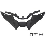 Resim Gajeena Yamaha Mt-09 İçin Siyah Abs+demir Motor Spoiler Kanat Seti - Ön Hızlandırıcı Aydınlatma Kapağı Ve Direncini Artıran Ekipman 