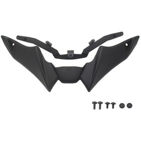 Resim Gajeena Yamaha Mt-09 İçin Siyah Abs+demir Motor Spoiler Kanat Seti - Ön Hızlandırıcı Aydınlatma Kapağı Ve Direncini Artıran Ekipman 