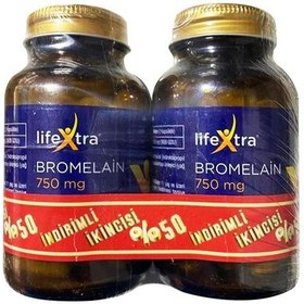 Resim Lifextra Bromelain 30 Kapsül - 2'li Kofre 