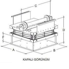 Resim Projeksiyon lifti - Asansörlü taşıyıcı 