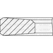 Resim YENMAK 91-09711-000 Piston Segmani 130.00Mm Std (3.0 X 3.0 X 4.0 ) Mercedes Om501-Om502la Euro 4-5 9109711000 (WF256386) 