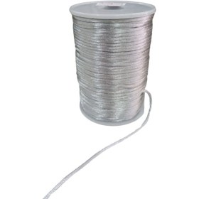 Resim Sıçan Kuyruğu ip Floş 0,5 mm Gümüş 5 Metre 