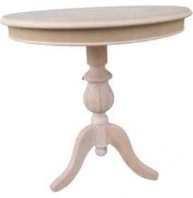 Resim Bengi Ticaret Fiskos Baba Ayak Model Parlak Ihlamur Ağacı Ayak Ham Mdf Tabla El Yapım 