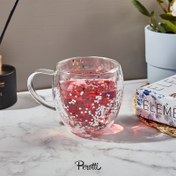 Resim Perotti Double Hearts Cidarlı Kupa 250 ml 
