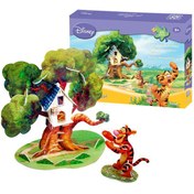 Resim 3D Puzzle Tigger'ın Ağaç Evi 