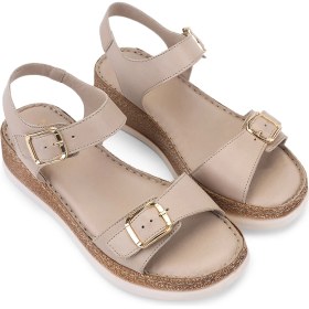 Resim Tamer Tanca Kadın Bej Comfort Sandalet 1107 215 Bn Sndlt Y25 Bej 