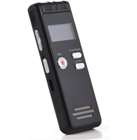 Resim Folinda 8gb Siyah Dijital Ses Kaydedici - Gürültü Azaltma, Tf Kart Desteği, Tek Tuşlu Kayıt, Öğrenci İş Toplantıları İçin Müzik Çalar 