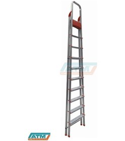 Resim ALMERA 9+1 TEK ÇIKIŞLI ALUMİNYUM MERDİVEN 