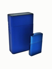 Resim Arda-Han Ticaret Metal Slim Kısa Sigara Kutusu Zippo Modeli Çakmak Set 