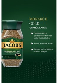 Resim Monarch Gold Cam Kavanoz Granül Kahve 100 Gram X 2 Adet Diğer 
