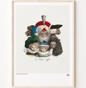 Resim Tüylü Kediler, Poster 