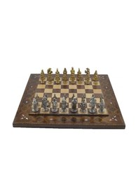 Resim Gifthome Metal Satranç Takımı-seti Büyük Osmanlı Parlak Düz M 