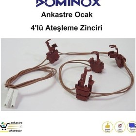 Resim Dominox Uyumlu Ocak Micro Switch Grubu / Ateşleme Zinciri Çakmak Sivici - 396376488 
