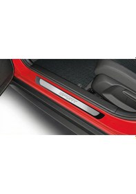 Resim Honda Civic 3d Krom + Abs Kapı Eşiği Koruma Sport Line 2001-2020 Arası 4 Prç. P. Çelik Taşlı 