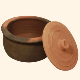 Resim Adenart %100 Pişmiş Toprak Orta Boy Güveç 25x9 Cm 