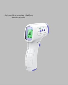 Resim Epilons Kızılötesi Temassız Ateş Ölçer Lcd Ekranlı Hassas Termometre 