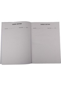 Resim Dilman Ciltli 96 Yaprak Zümre Öğretmenler Kurul Karar Defter 