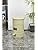 Resim Evistro Pedallı Metal Galvaniz Mutfak Banyo Kapaklı Çöp Kovası 16 Lt Krem Krem Tek Ebat 26 X 36 