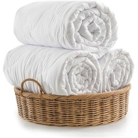 Resim Madame Clean Çift Kişilik Microfiber Yorgan 195X215 Beyaz 