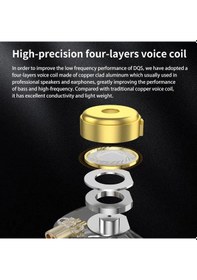 Resim Kz Dqs Metal Kablolu Mikrofonlu Kulaklık Kulak İçi Kulakiçi Kulaklıklar Hifi Dqs Black No Mıc 