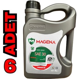 Resim Magena Sae Oil 30 Numara Motorlu Testere Zincir Yağı 3 Litre 6 Adet 