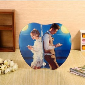Resim Bk Gift Sublimasyon Cam Kalp Çerçeve 17x19 Cm 