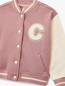 Resim Koton Bomber Kolej Pembe Kız Bebek Ceket 6wmg60004ak Pembe 