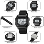 Resim Besthome1 Skmei 1875 Erkek Açık Elektronik Saat, Beyaz, Çok Renkli Silikon Bant, Pratik Tasarım Çok Renkli 