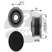 Resim GATES Oap7082 Alternator Kasnagi (RENAULT:LAGUNA İI-TRAFİC 1.9DCİ/OPEL: VIVARO 1.9DTİ) (WF747724) 