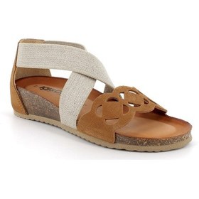 Resim Sandalet Kadın Diğer 7698055 Igı&co Dsm 76980 Scamoscıato Rame Rame Açık Bej - Taba 