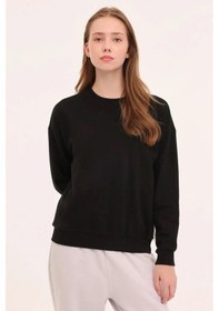 Resim Kinetix Wb C Neck 16sn82 4pr Siyah Kadın Sweatshirt 101783956 Siyah 