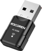 Resim salesalbutik 650 Mbps 2.4 & 5GHz Dual Band USB WiFi Adaptör 