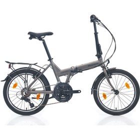 Resim Bianchi F21 Adhoc 20 Jant Katlanır Bisiklet (Koyu Gri-Siyah) 