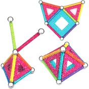 Resim Nessiworld Geomag Glitter Manyetik Zeka Oyunu 22 Parça 