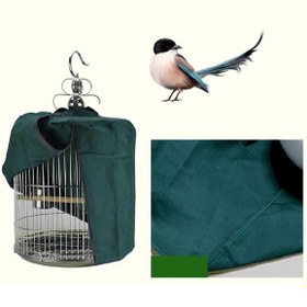 Resim Suntek Dairesel Pet Kuş Kafesi Kapak Papağan Işık Geçirmez M 