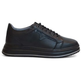 Resim Konfores 2182-Dropland Hakiki Deri Üst Kalite Anatomik Tabanlı Erkek Günlük Sneakers Ayakkabı 