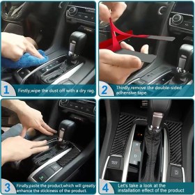 Resim Luenaarry Konsol CD Paneli Döşemesi - C Sınıfı W204 2007-2010 Tip D (Yurt Dışından) 