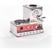 Resim Kaplanlı 8 Lt Pleytli Elektrikli Çay Kazanı & Çay Ocağı 